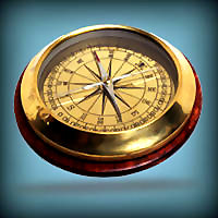 GPS Навигатор Старый компас